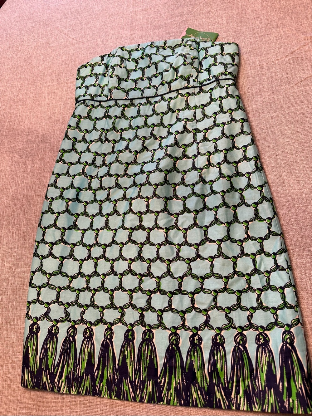 Lilly Pulitzer White Lined Strapless Dress NWT